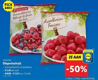 Lidl Freshona Diepvriesfruit aanbieding