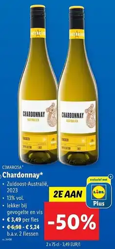Lidl Cimarosa Chardonnay aanbieding