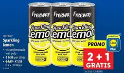Lidl Freeway Sparkling lemon aanbieding