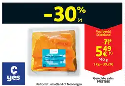 Cora Gerookte zalm Prestige aanbieding