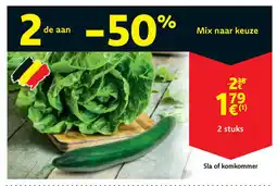 Cora Sla of komkommer aanbieding