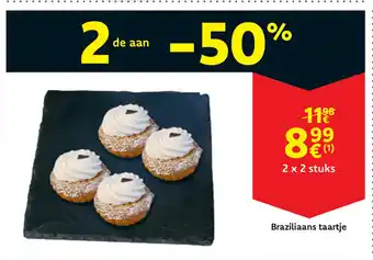 Cora Braziliaans taartje aanbieding