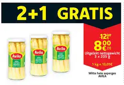 Cora Witte hele asperges avila aanbieding