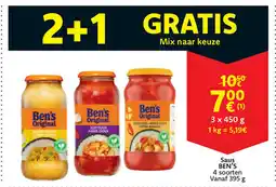 Cora Saus ben's 4 soorten aanbieding