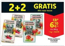 Cora Kleine sardienen cocagne 2 soorten aanbieding
