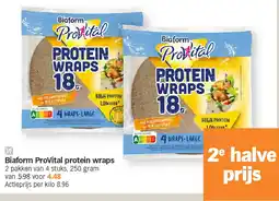 Albert Heijn Biaform ProVital protein wraps aanbieding