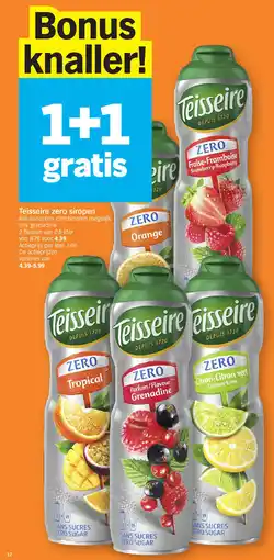 Albert Heijn Teisseire zero siropen aanbieding