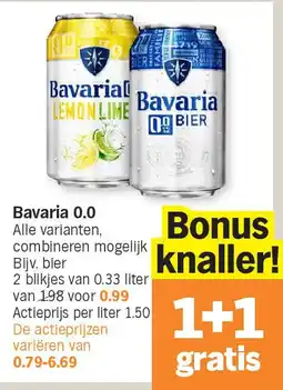 Albert Heijn Bavaria 0.0 aanbieding