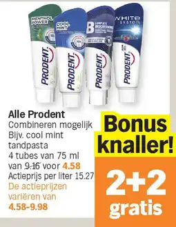 Albert Heijn Alle Prodent aanbieding
