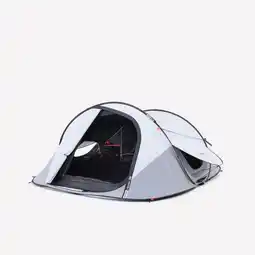 Decathlon Kampeertent voor 3 personen 2 SECONDS Fresh & Black aanbieding
