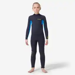 Decathlon Fullsuit voor kinderen 100 2/2 marineblauw aanbieding