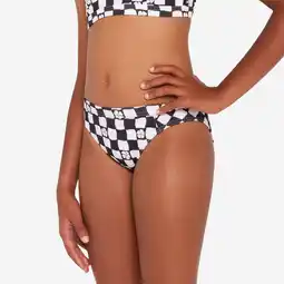 Decathlon Bikinibroekje voor surfen meisjes Alma hao zwart wit aanbieding