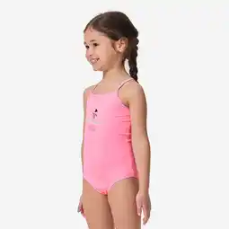 Decathlon Surfbadpak voor meisjes Hanalei 100 pastelroze aanbieding