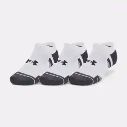 Decathlon Set Van 3 Paar Witte Under Armour Performance Tech Onzichtbare Sokken aanbieding