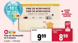 Delhaize Fine de Normandie nr.3 oesters aanbieding