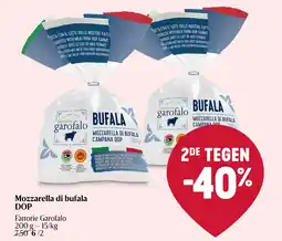 Delhaize Mozzarella di bufala DOP aanbieding