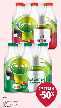 Delhaize Melk aanbieding