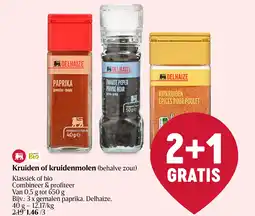 Delhaize Kruiden of kruidenmolen aanbieding