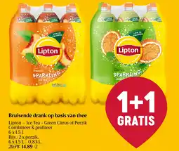 Delhaize Bruisende drank op basis van thee aanbieding