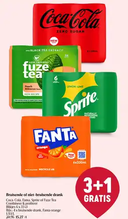 Delhaize Bruisende of niet-bruisende drank aanbieding