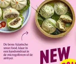 Delhaize De beste Aziatische street food, klaar in een handomdraai in de microgolfoven of de airfryer aanbieding