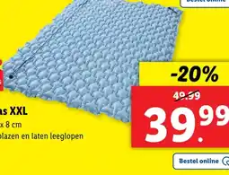 Lidl Luchtmatras XXL aanbieding