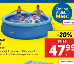 Lidl Opblaasbaar zwembad aanbieding