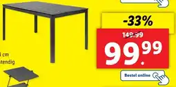 Lidl Aluminium tuintafel aanbieding