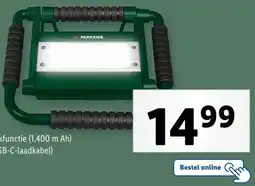 Lidl Ledschijnwerper met powerbank aanbieding