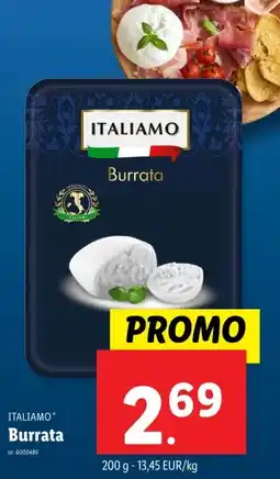 Lidl Burrata aanbieding