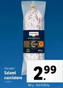 Lidl Salami cacciatore aanbieding