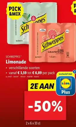 Lidl Limonade aanbieding