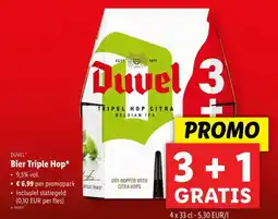 Lidl Bier Triple Hop aanbieding