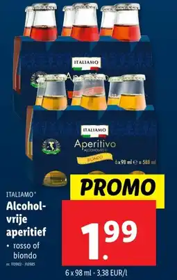 Lidl Alcohol- vrije aperitief aanbieding