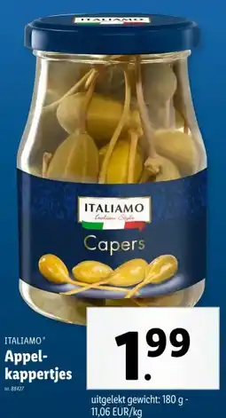 Lidl Appel- kappertjes aanbieding