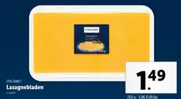 Lidl Lasagnebladen aanbieding
