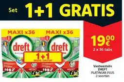 Cora Vaatwastabs Dreft platinum plus aanbieding