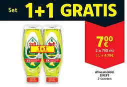 Cora Afwasmiddel Dreft aanbieding