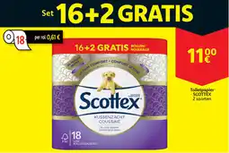 Cora Toiletpapier Scottex aanbieding