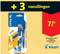 Cora Uitwisbare roller balpen frixion ball aanbieding