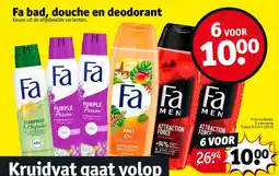 Kruidvat Fa bad, douche en deodorant aanbieding