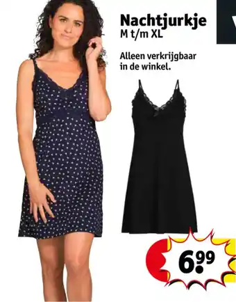 Kruidvat Nachtjurkje aanbieding