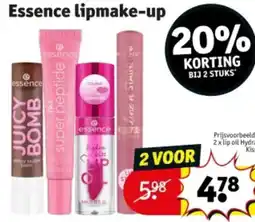 Kruidvat Essence lipmake-up aanbieding