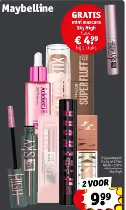 Kruidvat Maybelline aanbieding