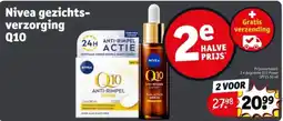 Kruidvat Nivea gezichts verzorging Q10 aanbieding