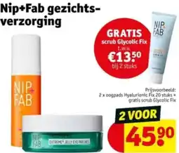 Kruidvat Nip+Fab gezichts verzorging aanbieding