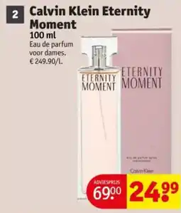 Kruidvat Calvin Klein Eternity Moment aanbieding