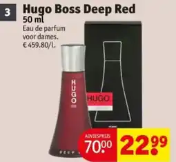 Kruidvat Hugo Boss Deep Red aanbieding