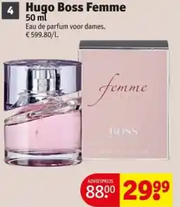 Kruidvat hugo Boss Femme aanbieding