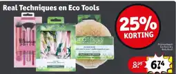 Kruidvat Real Techniques en Eco Tools aanbieding